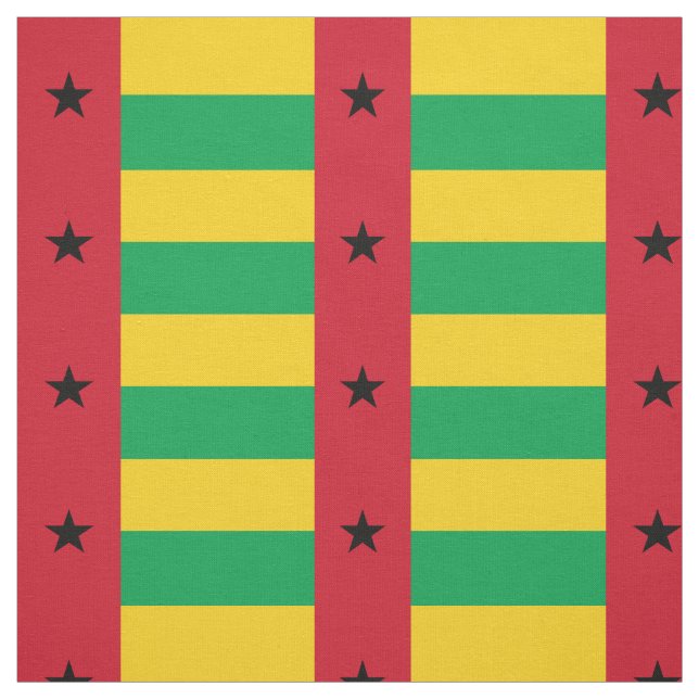 Tecido Bandeira da Guiné-Bissau (Modelo)