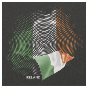 Tecido bandeira da Irlanda