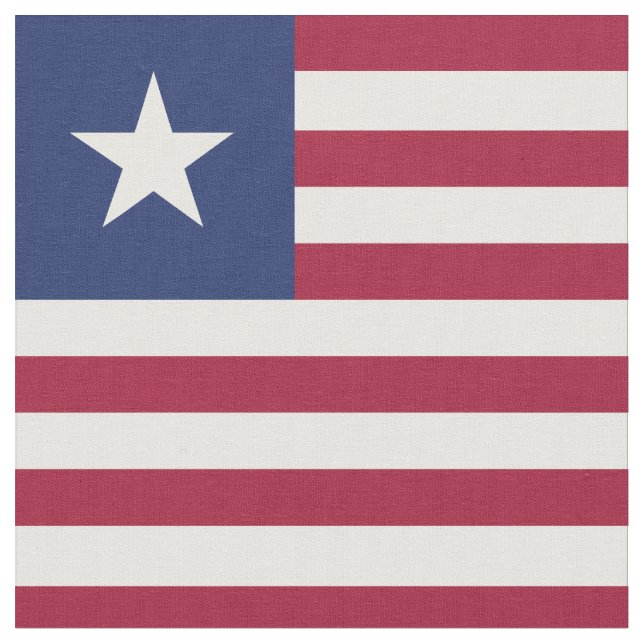 Tecido Bandeira da Libéria (Detalhe)