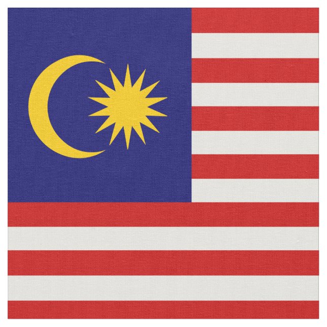 Tecido Bandeira da Malásia (Detalhe)