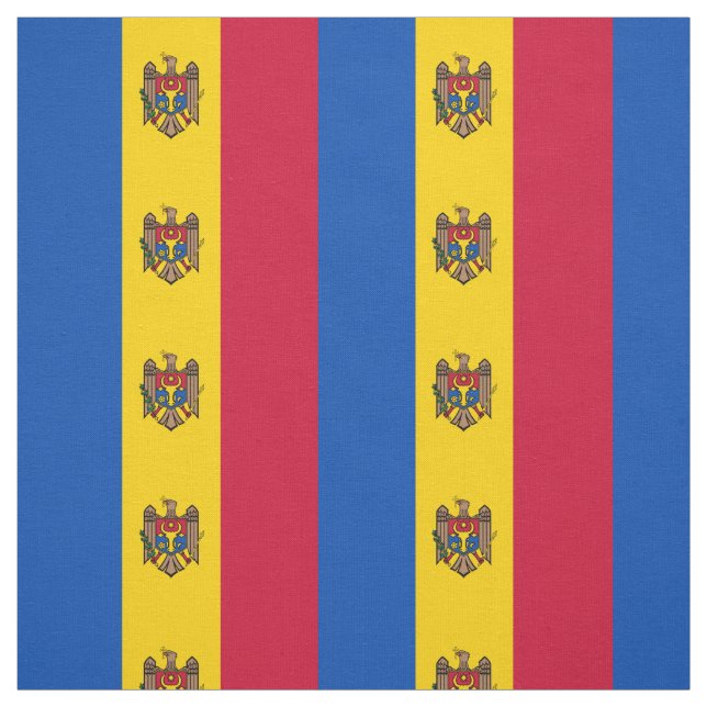 Tecido Bandeira da Moldávia (Modelo)