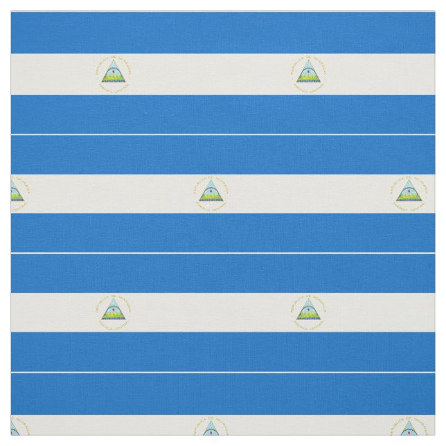 Tecido Bandeira da Nicarágua (Modelo)