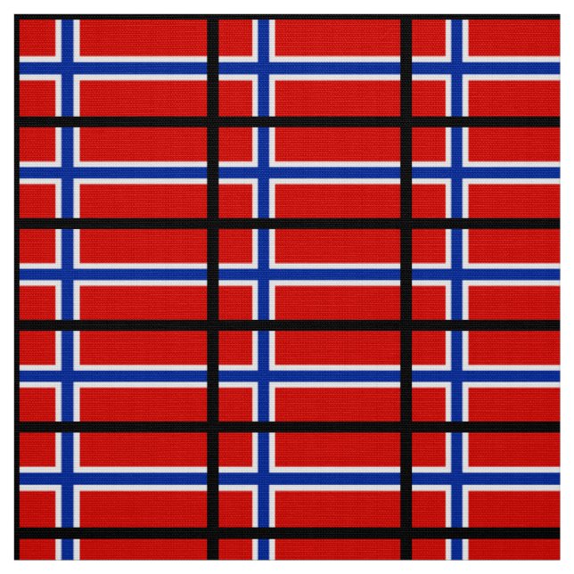 Tecido Bandeira da Noruega (Modelo)