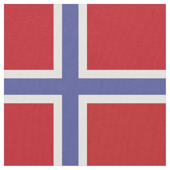 Tecido Bandeira da Noruega (Detalhe)