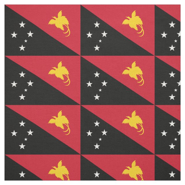 Tecido Bandeira da Papua-Nova Guiné (Modelo)