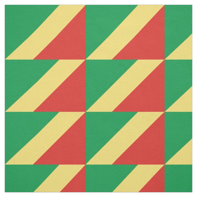 Tecido Bandeira da República do Congo (Modelo)