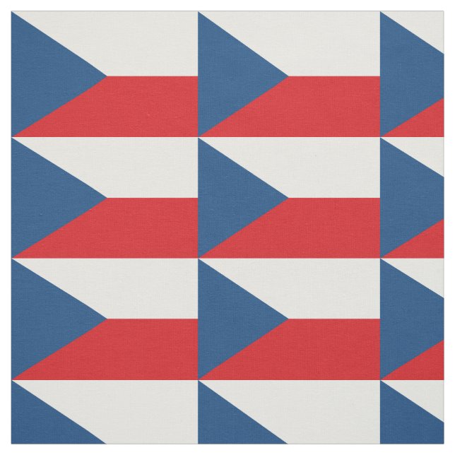 Tecido Bandeira da República Tcheca (Modelo)