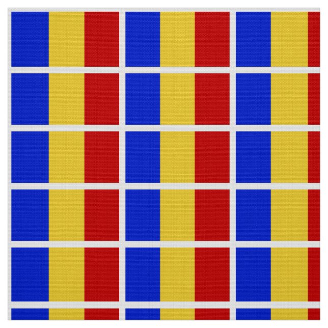 Tecido Bandeira da Romênia (Modelo)