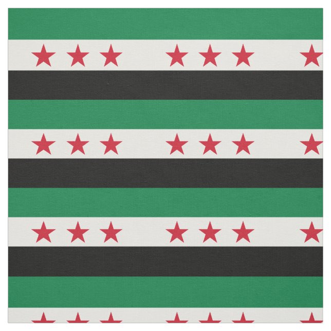 Tecido Bandeira da Síria (Modelo)
