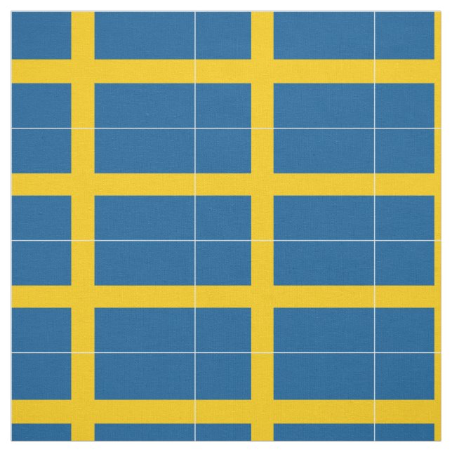Tecido Bandeira da Suécia (Modelo)