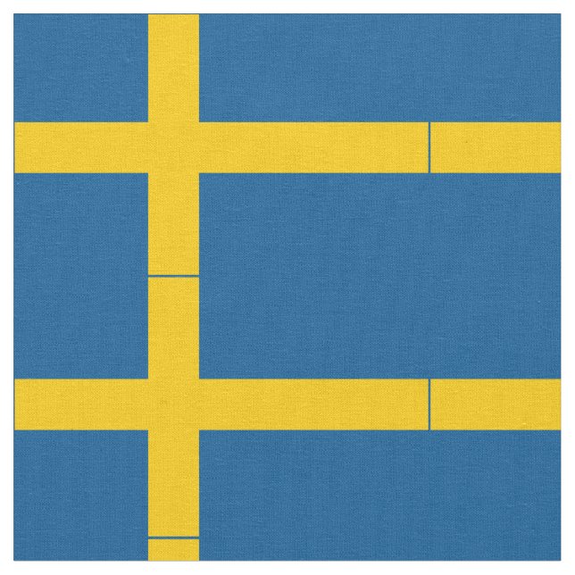 Tecido Bandeira da Suécia (Detalhe)