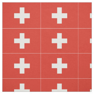 Tecido Bandeira da Suíça