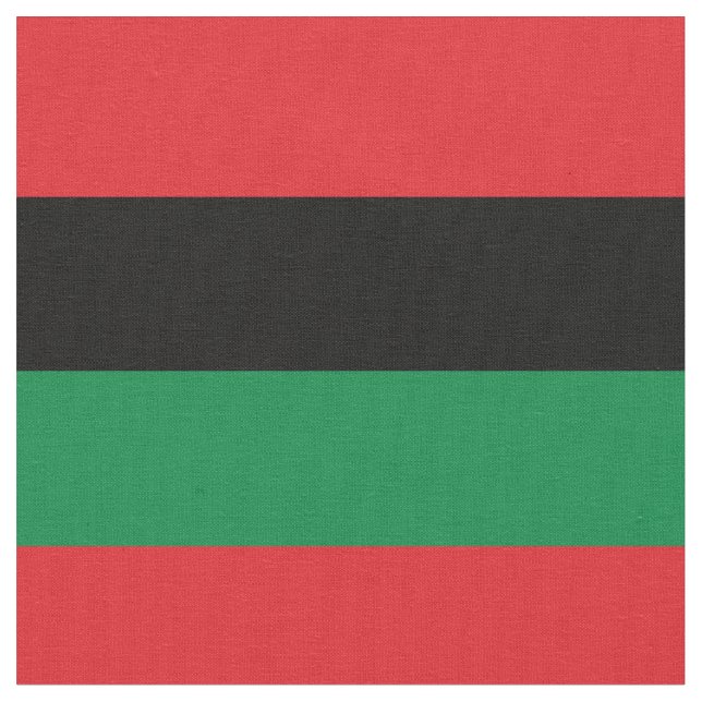 Tecido Bandeira da UNIA Pan-Africana e Afro-Americana (Detalhe)