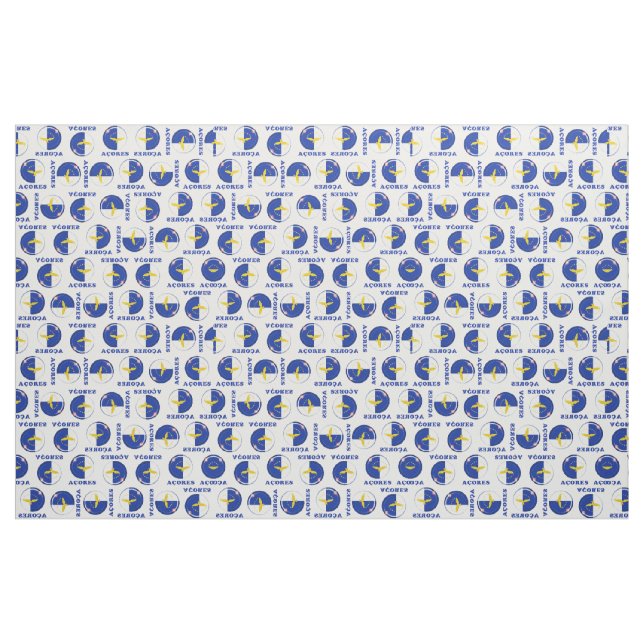 Tecido Bandeira das ilhas de Açores (Jarda)