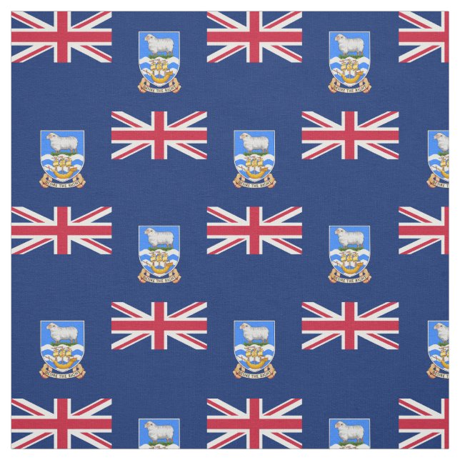 Tecido Bandeira das Ilhas Falkland (Modelo)