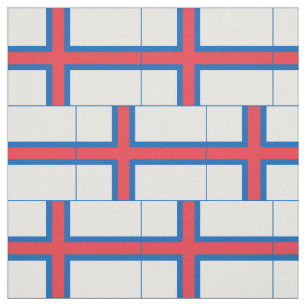 Tecido Bandeira das Ilhas Faroé