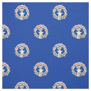 Tecido Bandeira das Ilhas Marianas nortes