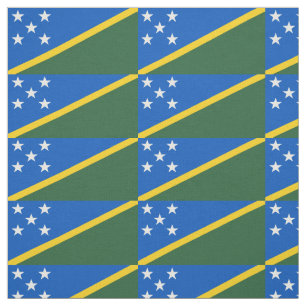 Tecido Bandeira das Ilhas Salomão Patriótica