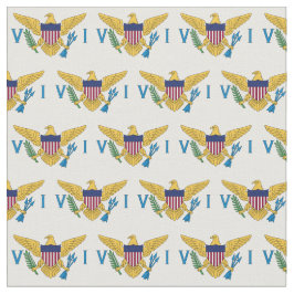 Tecido Bandeira das Ilhas Virgens Americanas (1,5" W x 1"