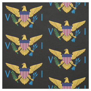 Tecido Bandeira das Ilhas Virgens Americanas (Grande)