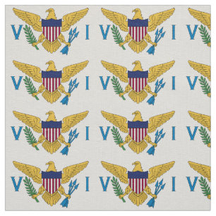 Tecido Bandeira das Ilhas Virgens dos Estados Unidos