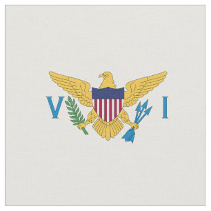 Tecido bandeira das Ilhas Virgens dos EUA