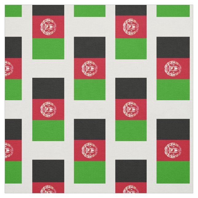 Tecido Bandeira de Afeganistão (Modelo)