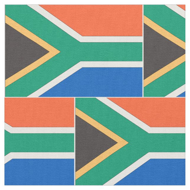 Tecido Bandeira de África do Sul (Detalhe)