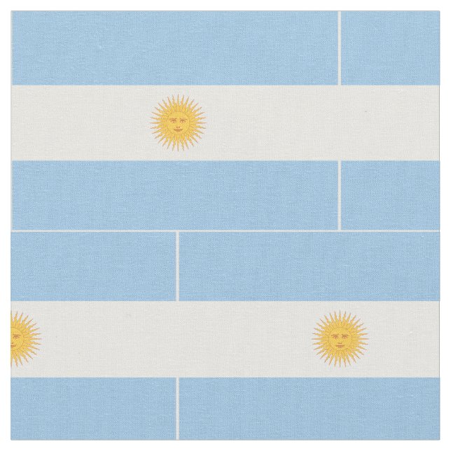 Tecido Bandeira de Argentina (Detalhe)