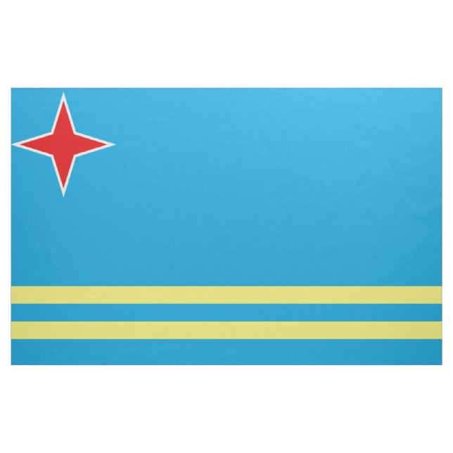 Tecido Bandeira de Aruba (Jarda)