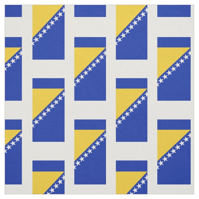 Tecido Bandeira de Bósnia (Modelo)
