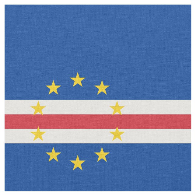 Tecido Bandeira de Cabo Verde (Detalhe)