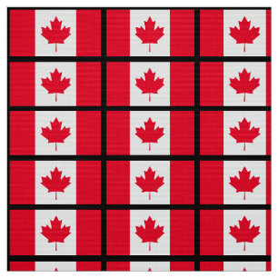 Tecido Bandeira de Canadá