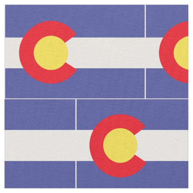 Tecido Bandeira de COLORADO - (Detalhe)
