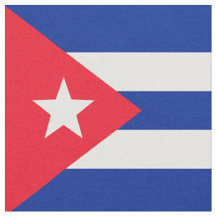 Tecido Bandeira de Cuba