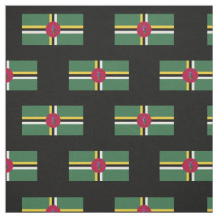 Tecido Bandeira de Dominica