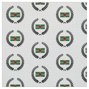 Tecido Bandeira de Dominica