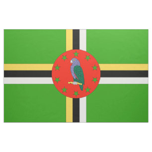 Tecido Bandeira de Dominica