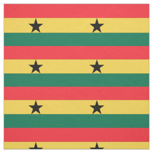 Tecido Bandeira de Ghana