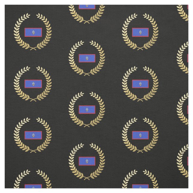 Tecido Bandeira de Guam (Modelo)