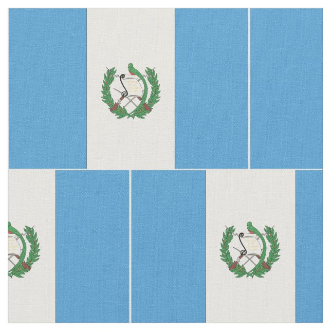 Tecido Bandeira de Guatemala (Detalhe)