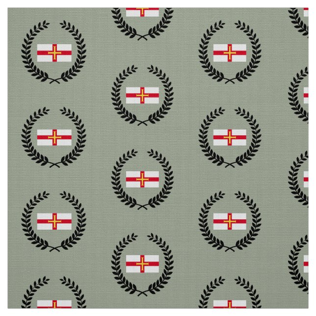 Tecido Bandeira de Guernsey (Modelo)