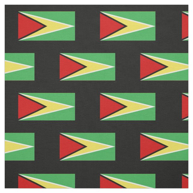 Tecido Bandeira de Guyana (Modelo)