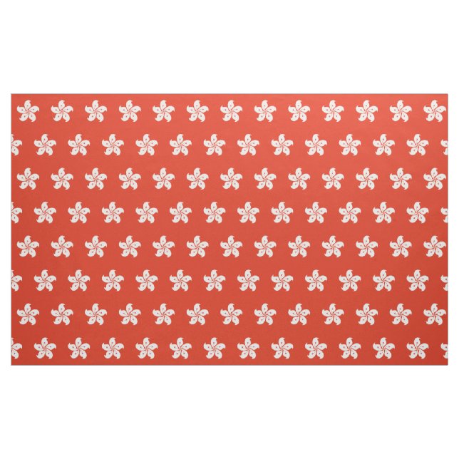 Tecido Bandeira de Hong Kong (Jarda)