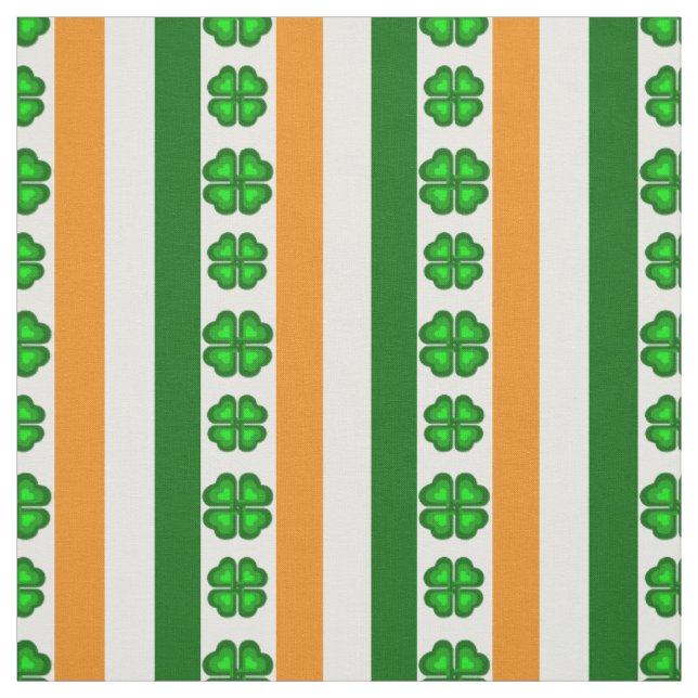 Tecido Bandeira de Ireland/alaranjados, brancos e verdes, (Modelo)