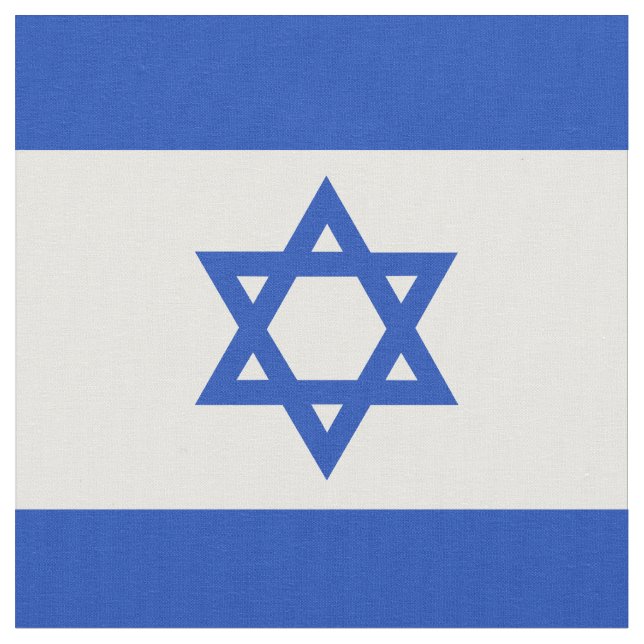 Tecido bandeira de Israel (Detalhe)
