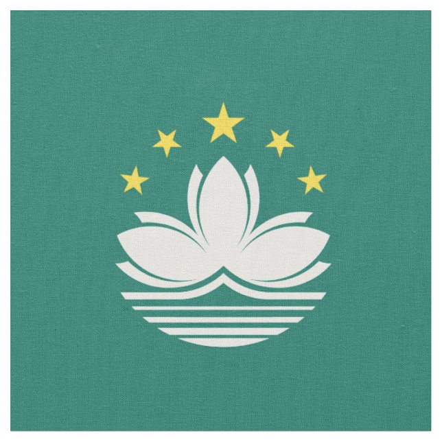 Tecido bandeira de Macau (Detalhe)