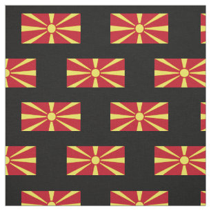 Tecido Bandeira de Macedónia