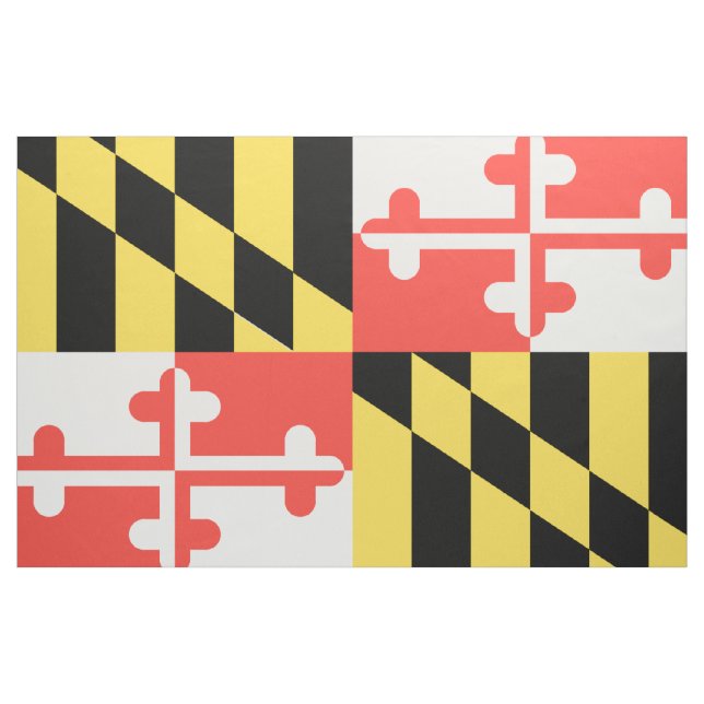 Tecido Bandeira de MARYLAND - (Jarda)