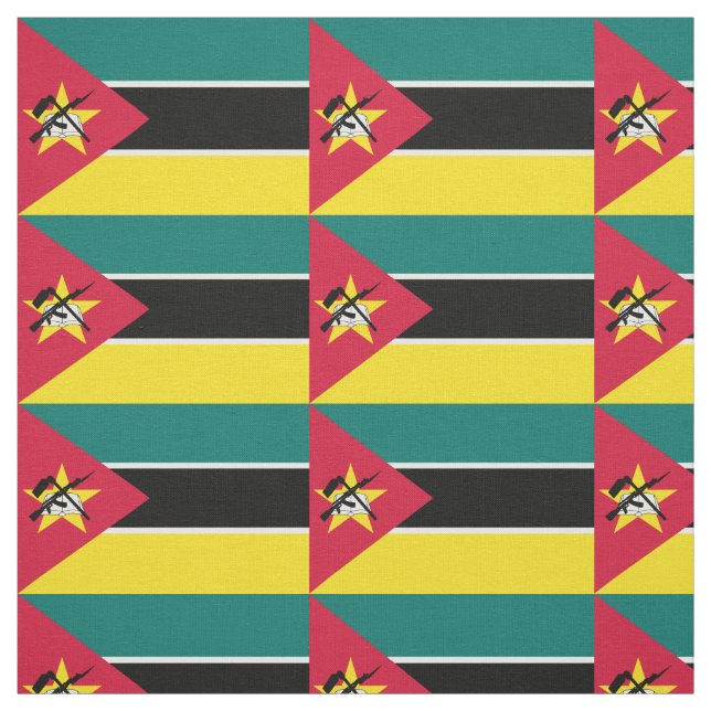 Tecido Bandeira de Moçambique (Modelo)